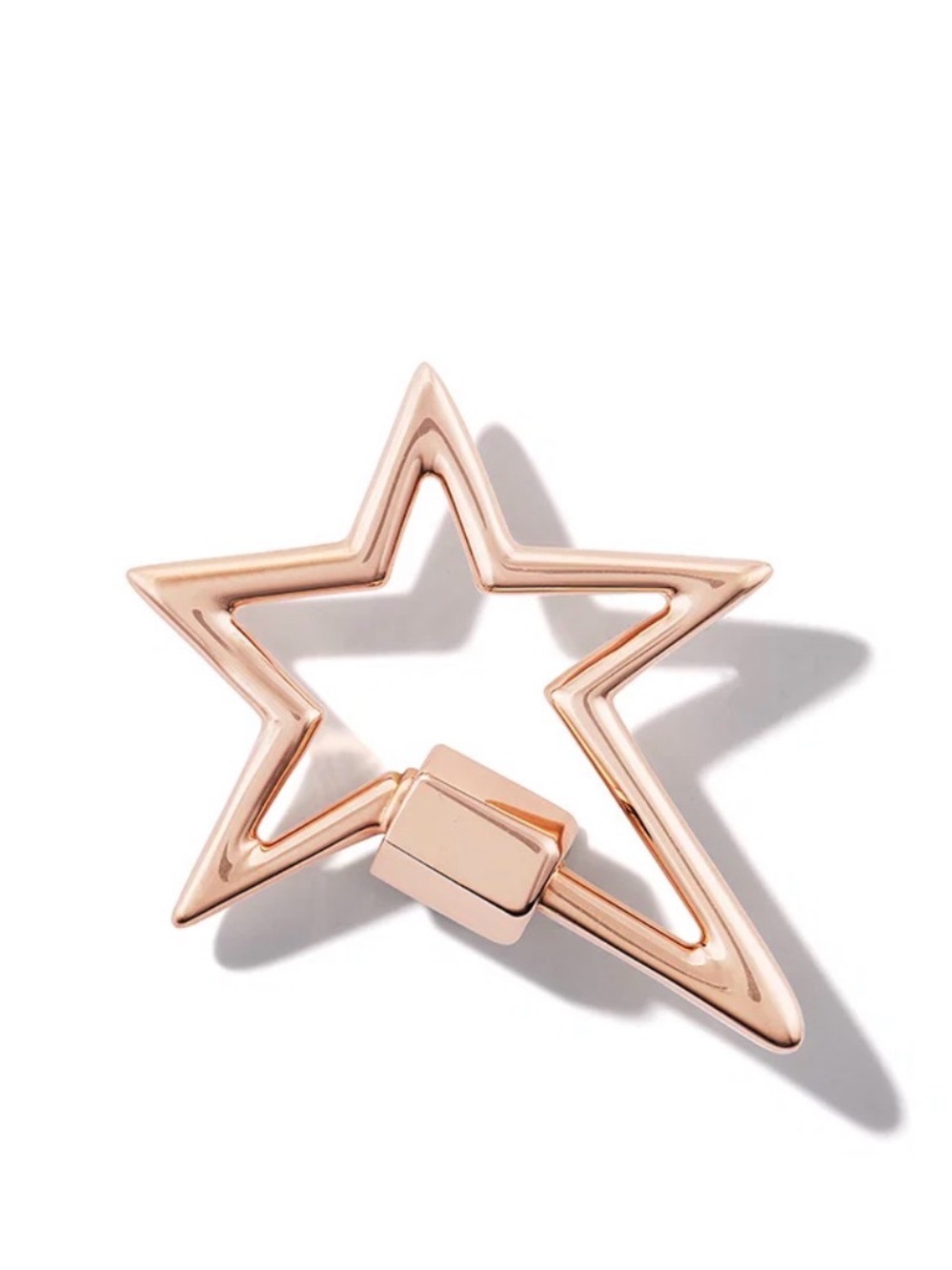 Star-Shaped lock for a necklace